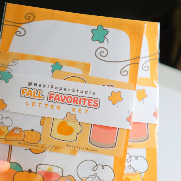 Fall Favorites Letter Set