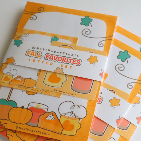 Fall Favorites Letter Set